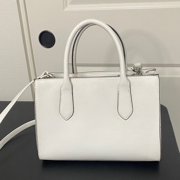 NWT Nine West Optic White Satchel Bag Purse Handbag - Picture 4 of 11
